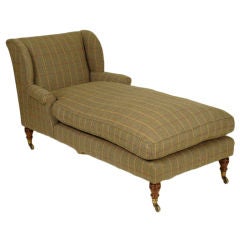 Antique English chaise lounge
