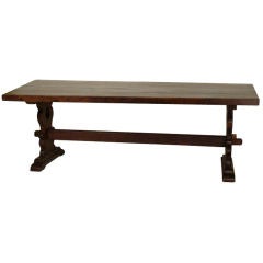 Continental baroque style dining room table