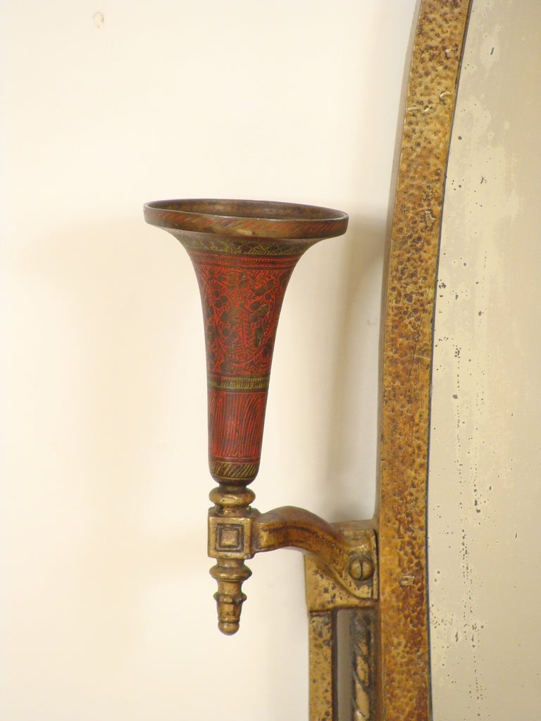 French Art Deco Console Table And Mirror