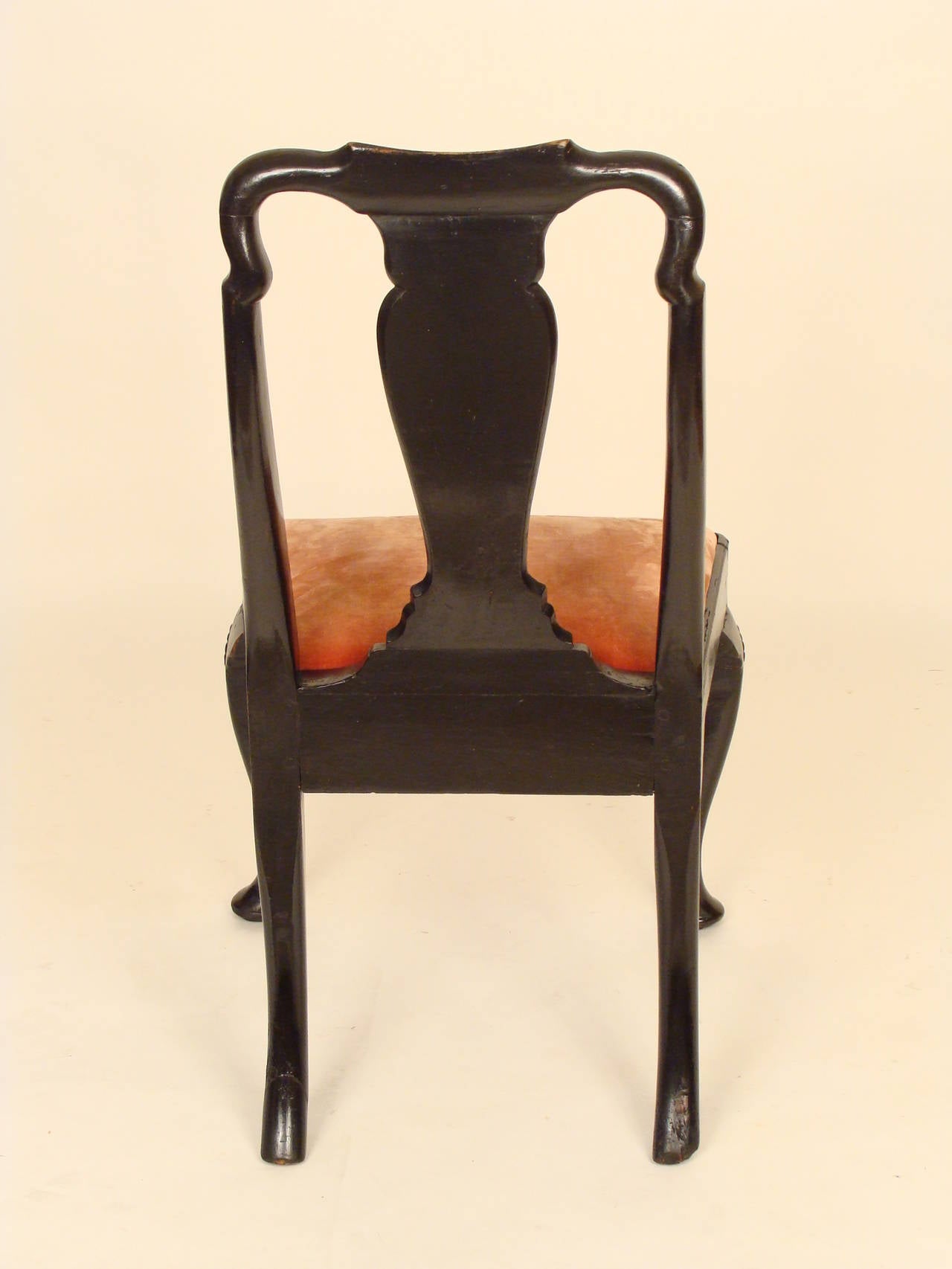 British Queen Anne Chinoiserie Side Chair