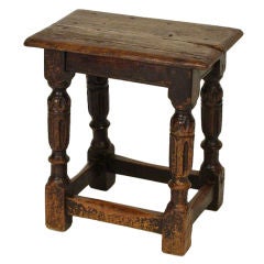 Antique English joint stool