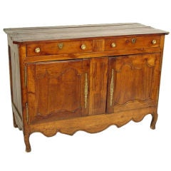 Louis XV provincial fruit wood buffet
