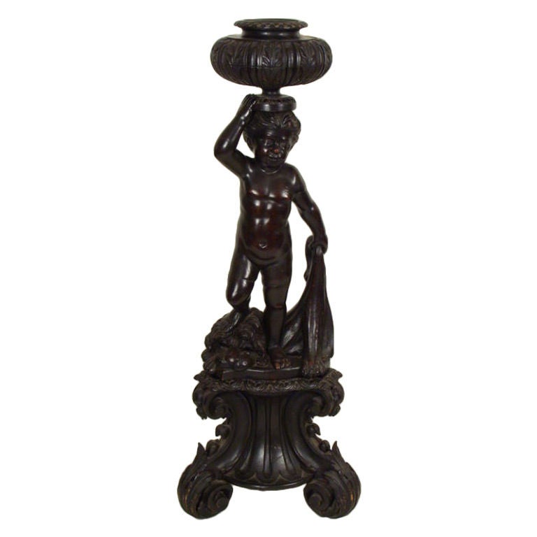 Sculpture en bois du 19e siècle en vente