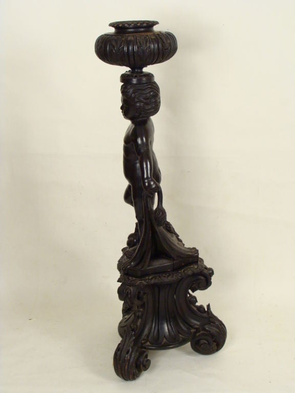 20ième siècle Sculpture en bois du 19e siècle en vente