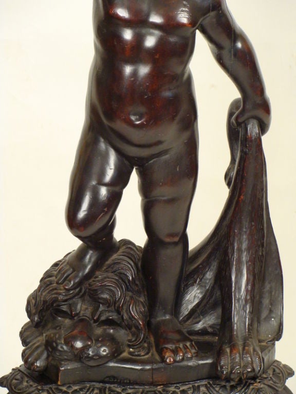 Sculpture en bois du 19e siècle en vente 1