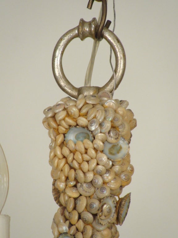 Shell Encrusted Grotto Chandelier
