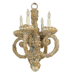 Shell Encrusted Grotto Chandelier