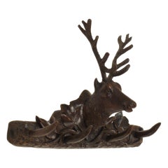 Black Forest Stag Head Coat Rack