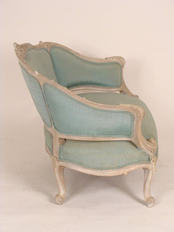 Louis XV painted marquis chair 2