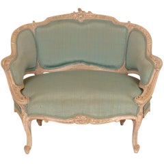 Louis XV painted marquis chair