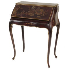 Louis XV style chinoserie decorated desk