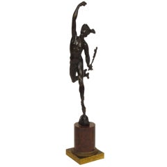 Bronze Figure Of Mercury