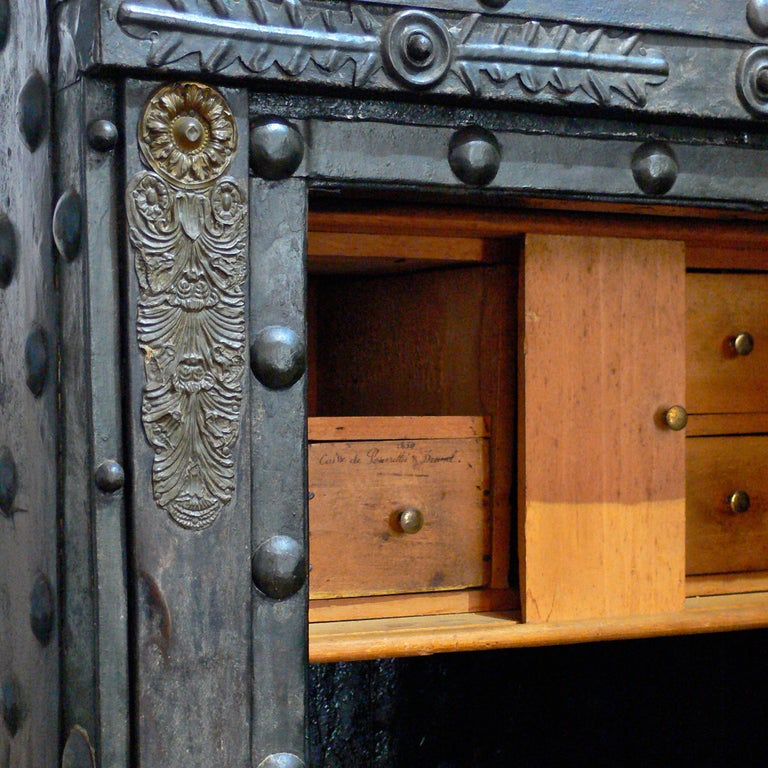 19th Century Iron Safe from Piedmont, Italy at 1stDibs