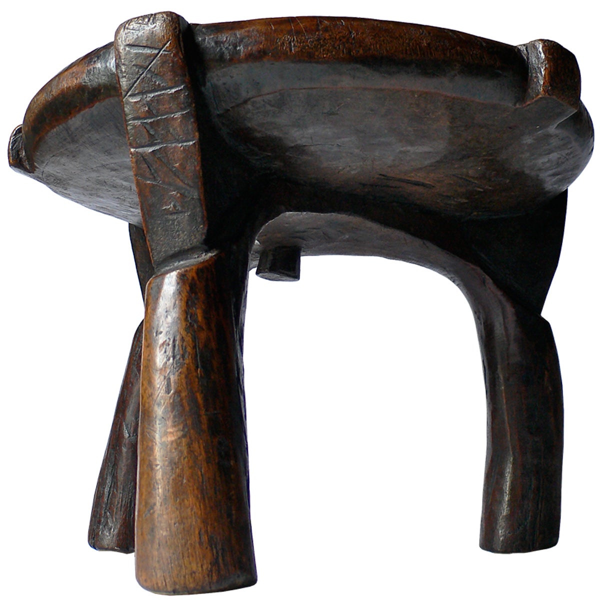 19th C. African Hehe Stool For Sale