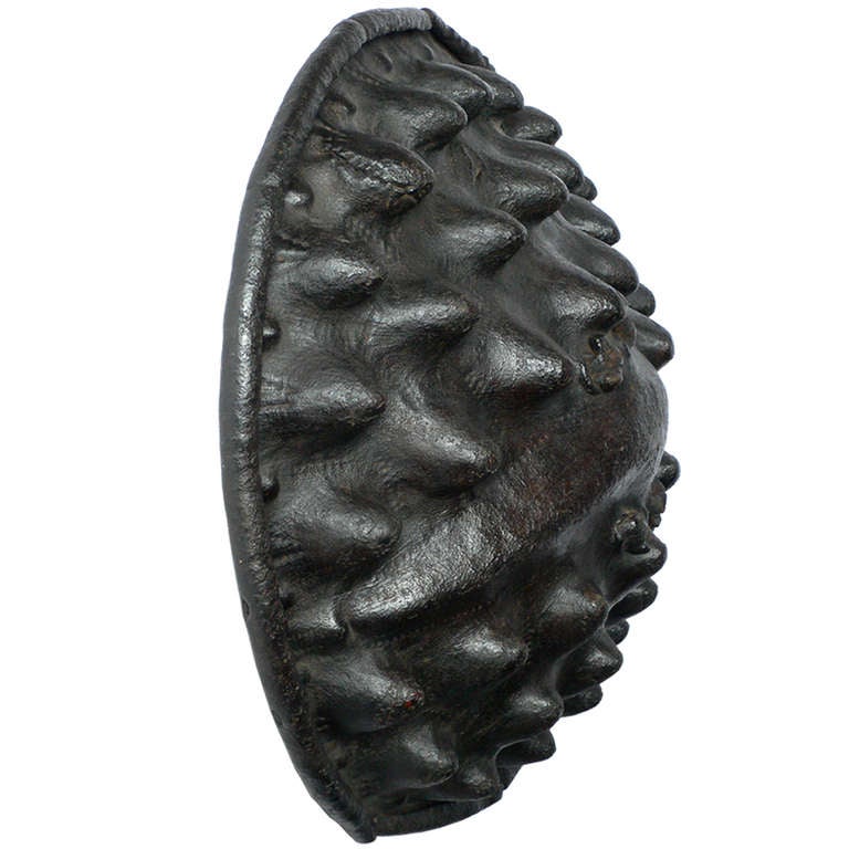 Ethiopian Hide Shield In Excellent Condition In Laguna Beach, CA