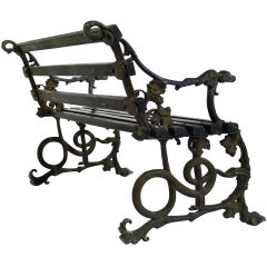 Pair of 19th Century Garden Benches