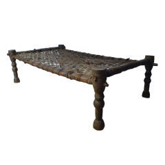 Antique Rare African Wedding Bed