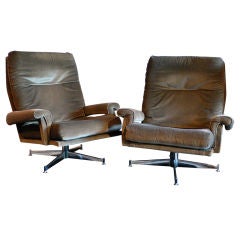 Pair of Lounge Chairs by Howard Keith
