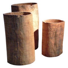 Large Tree Trunk Urns