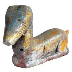 Abstract Folk Art Deer