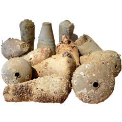 Antique Ceramic Apothecary Bottles