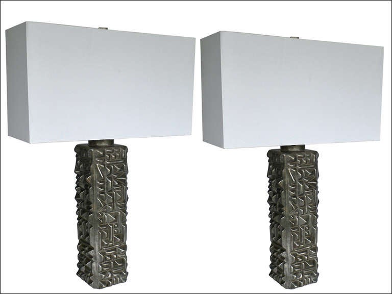 Bronze Table Lamp by HB LEE
