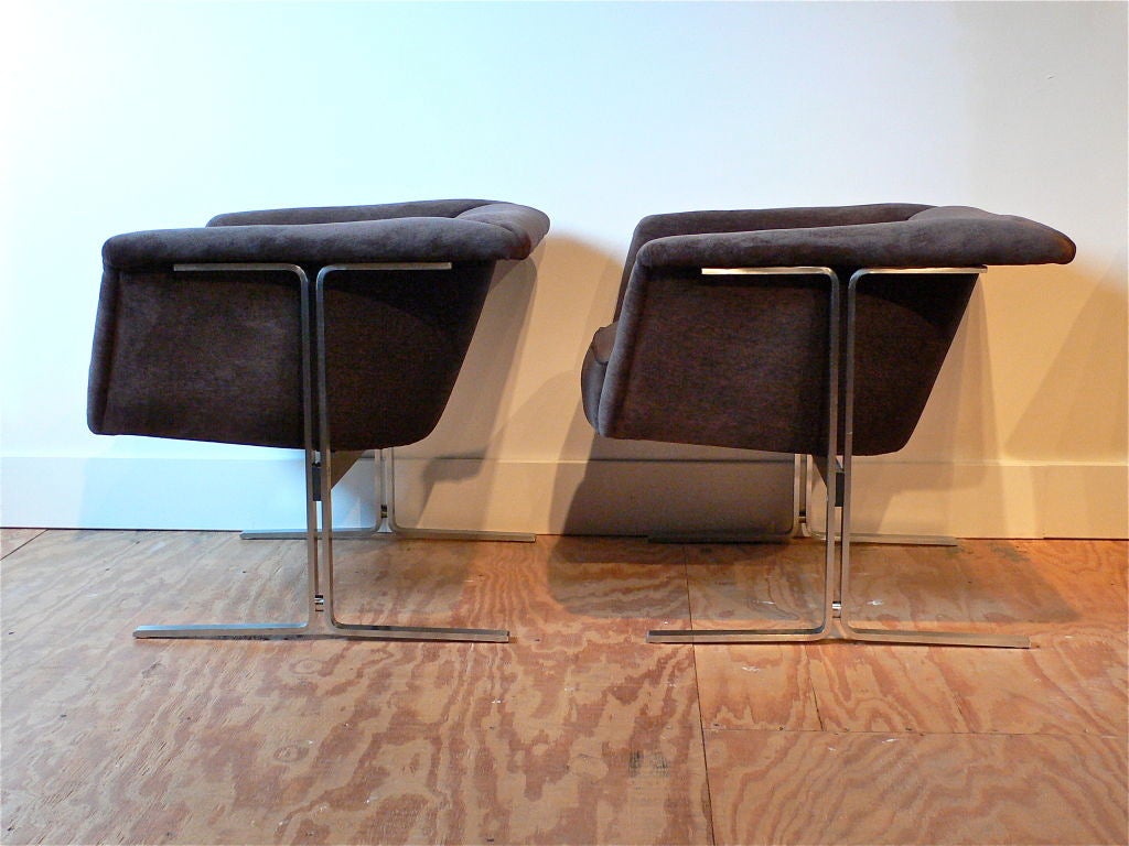 Mid-20th Century Pair of Geoffrey Harcourt Chairs