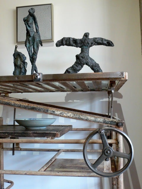 Antique Industrial Cart