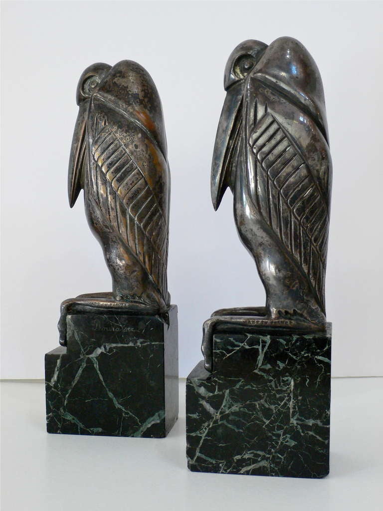 French Art Deco Bookends by Marcel-André Bouraine For Sale