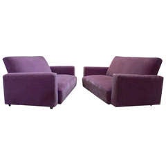 Pair of French Art Deco Sofas