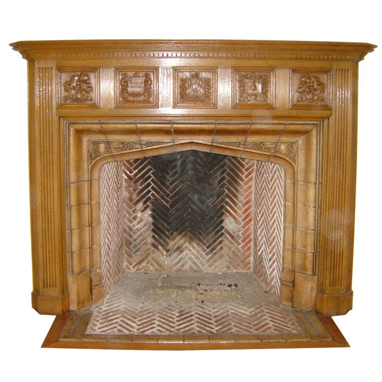 Paul Williams /  Batchelder Tile Fireplace For Sale