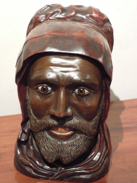 Carved Figural Humidor