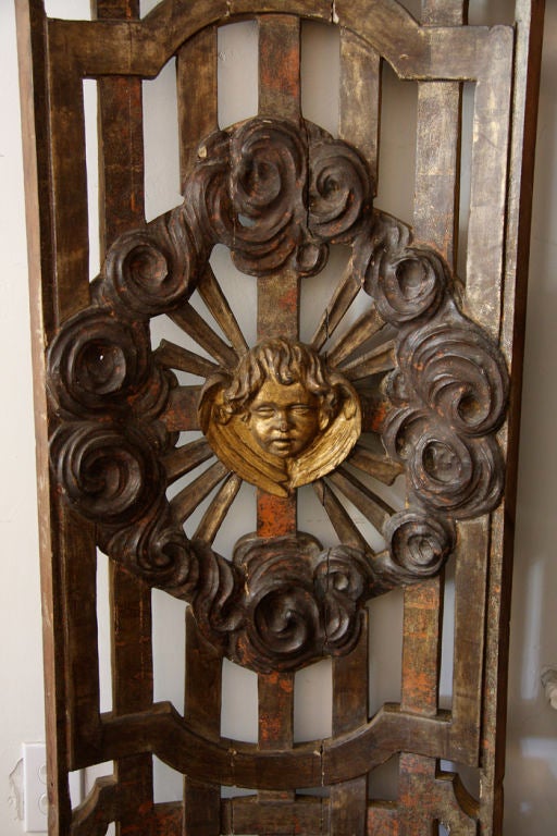 18th c., Carved Wood Italian Panel 1