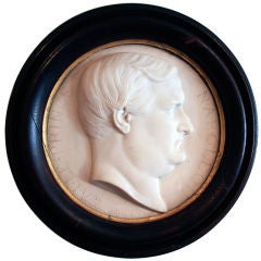 Marble Roundel of Napolean
