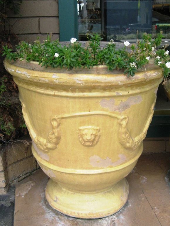 Five Pairs of Various French Anduz Terracotta Planters 3