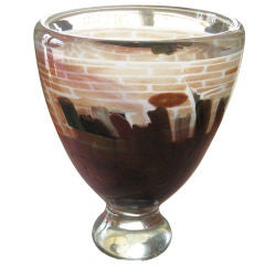 Mid-Century Art Glass Vase