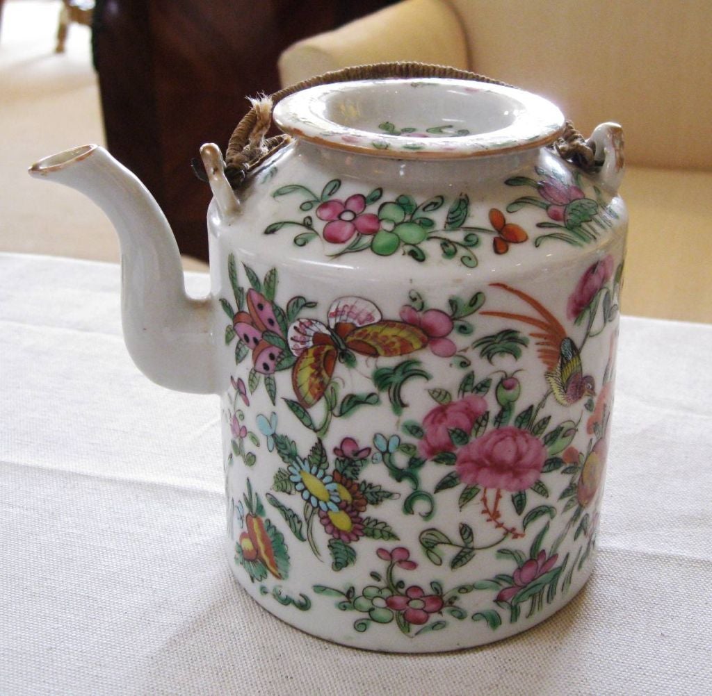 19th Century Famille Rose Teapot 3