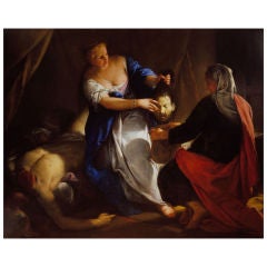 Antique Judith and Holofernes by Gregorio Lazzarini