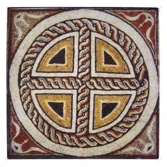 A Byzantine mosaic panel