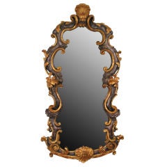 Antique An Unusual, Bold And Dramatic  Mirror