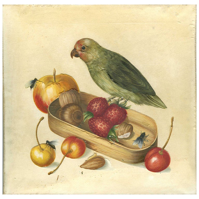 A pair of tempera paintings on parchment