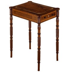 A Regency Rosewood And Brass-inlaid Center Table