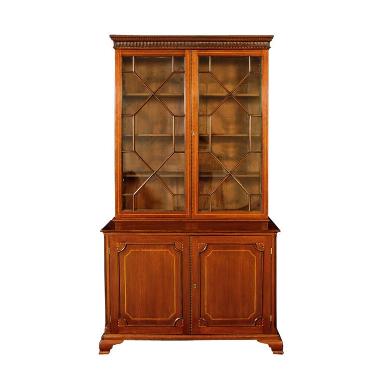 A George III Mahogany Bookcase