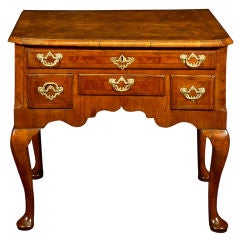 Queen Anne Walnut Lowboy 8