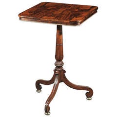 A Regency Brass Mounted Rosewood Table