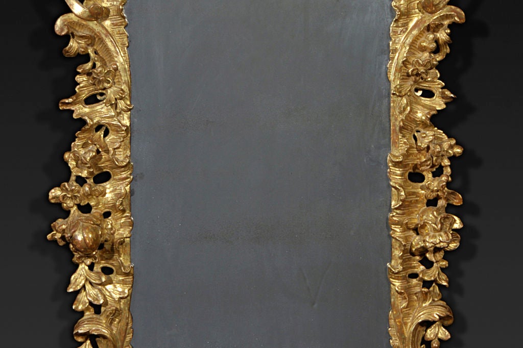 British George III Giltwood Mirror For Sale