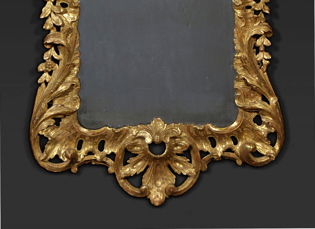 George III Giltwood Mirror In Excellent Condition For Sale In New York, NY