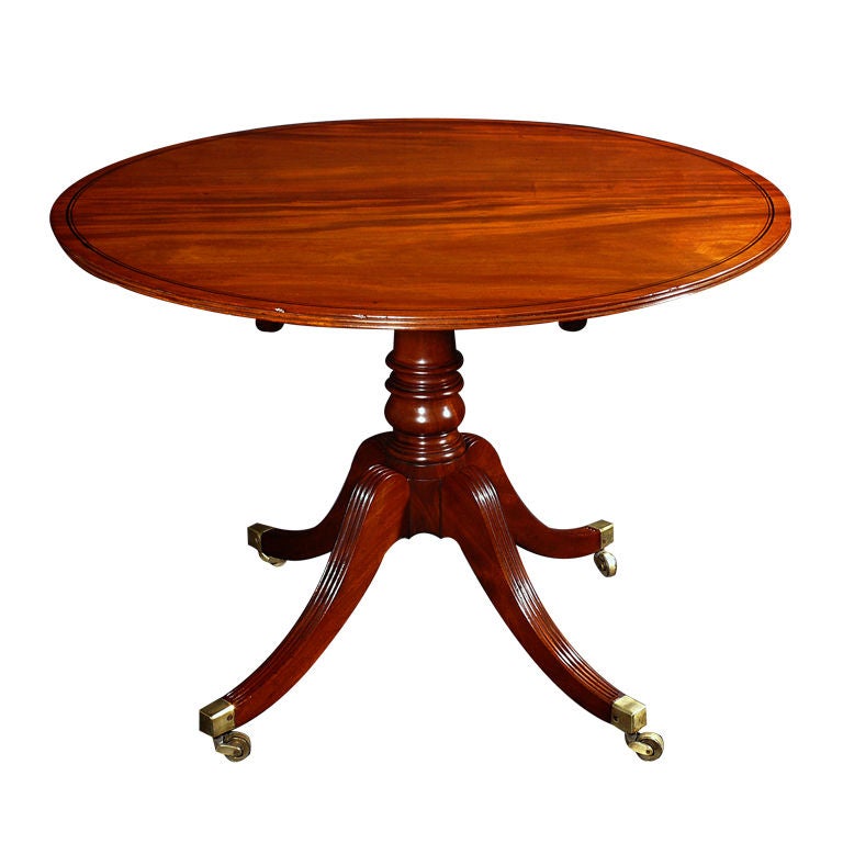 George III Mahogany Breakfast Table For Sale