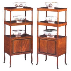 Pair of Regency Satinwood Ètagerès 9