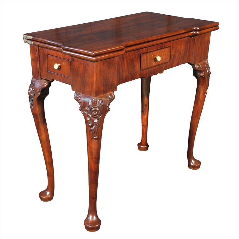 George II Mahogany Games Table For Sale